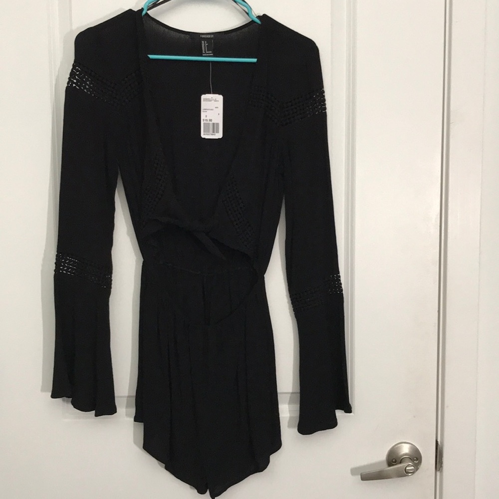 Forever 21 crocheted romper